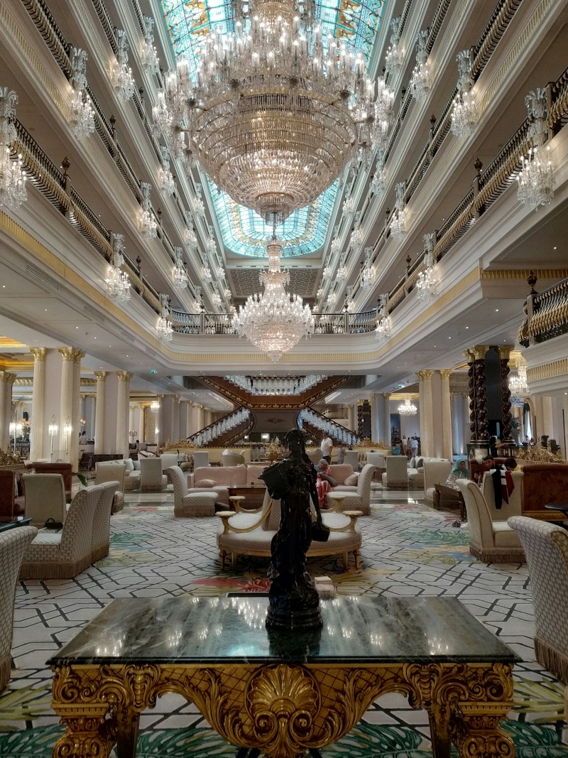 Elegant lounge with warm lighting for a thoughtfully planned evening